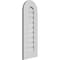 Ekena Millwork Round Top Surface Mount PVC Gable Vent: Functional, w/ 3-1/2"W x 1"P Standard Frame, 12"W x 32"H GVPRT12X3201SF - alternate 5